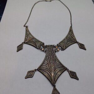 Antique?-Vintage Sterling Silver Necklace
